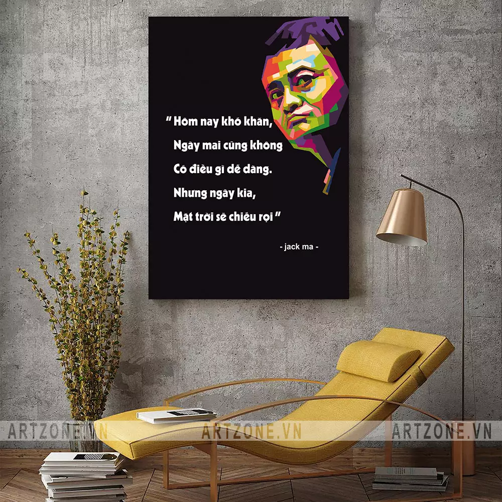 Ưu điểm của tranh slogan treo tường văn phòng