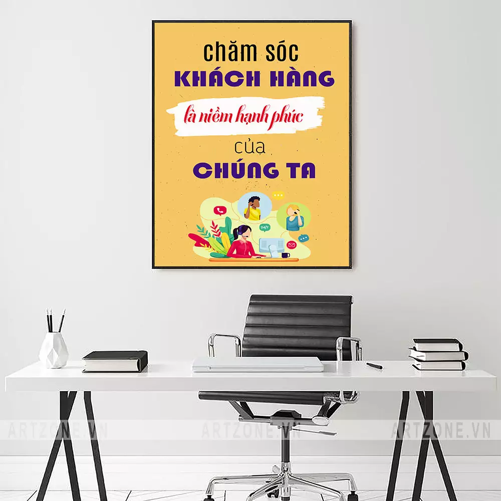 Lợi ích của tranh treo tường văn phòng
