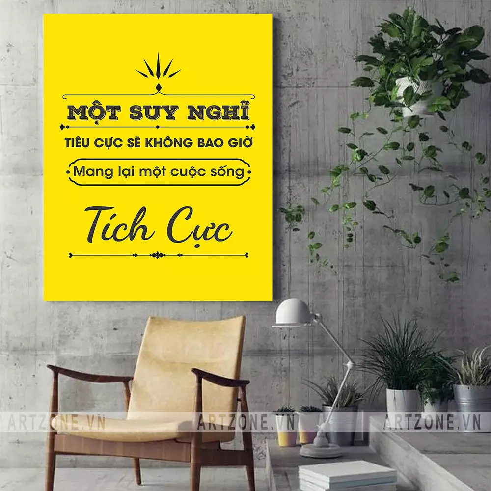 Tranh treo bàn làm việc tạo động lực