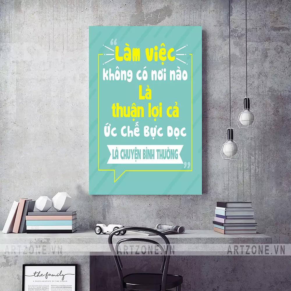 Ưu điểm của tranh văn phòng động lực