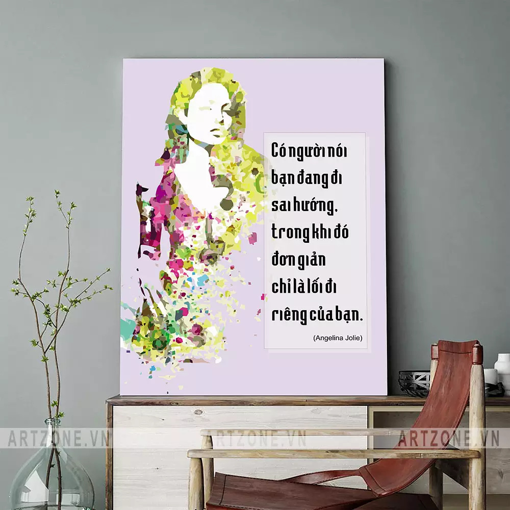 Tranh văn phòng AZ1-0418 biểu tượng của sự tự tin