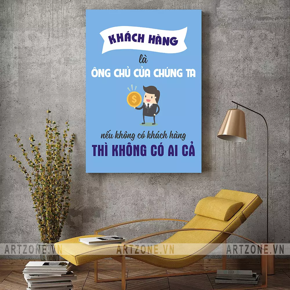 Tranh treo văn phòng đẹp, chất lượng cao - Mẫu AZ1-0520
