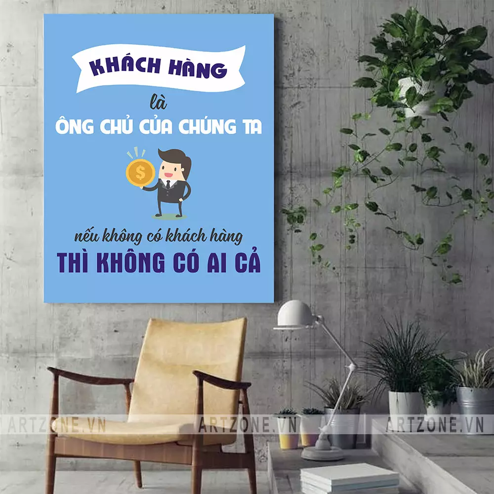 Mẫu tranh treo tường văn phòng phong thủy đẹp - AZ1-0520