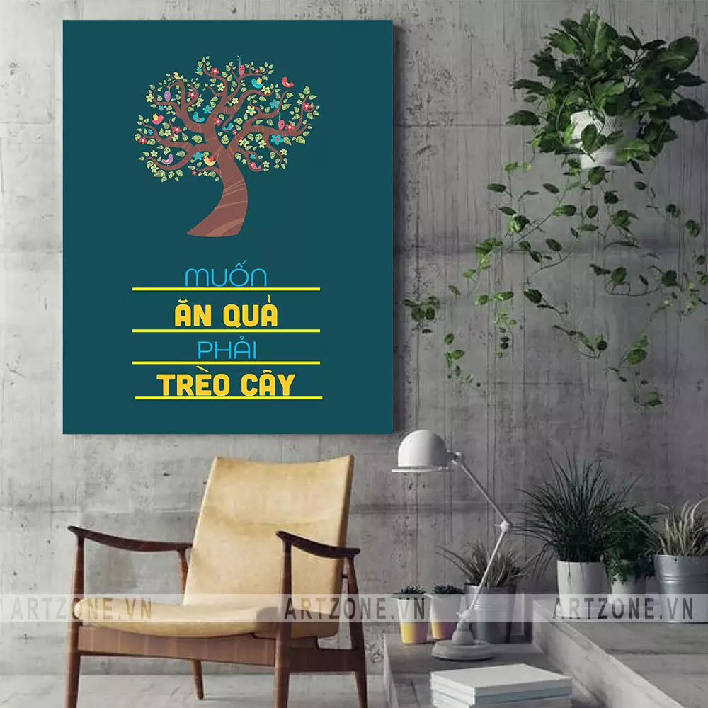 Tranh slogan thúc đẩy tinh thần đồng đội