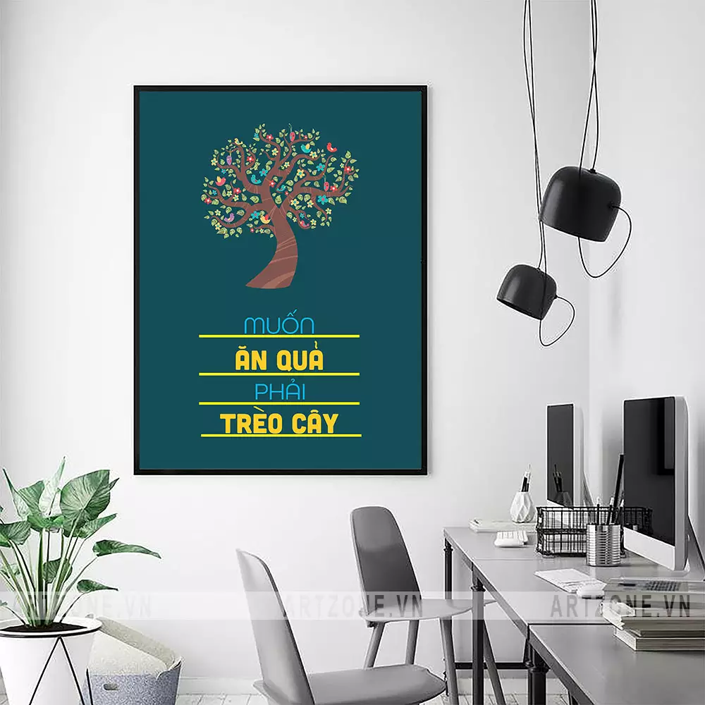 Tranh slogan AZ1-0571