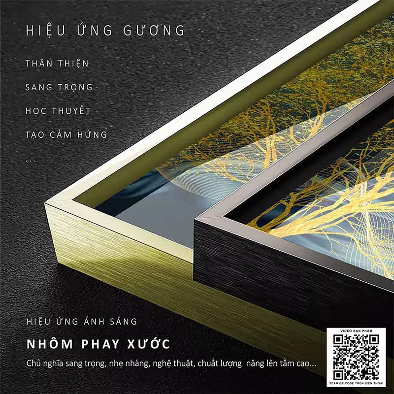 Tranh treo phòng khách AZ3-0158-MICA - mẫu 3