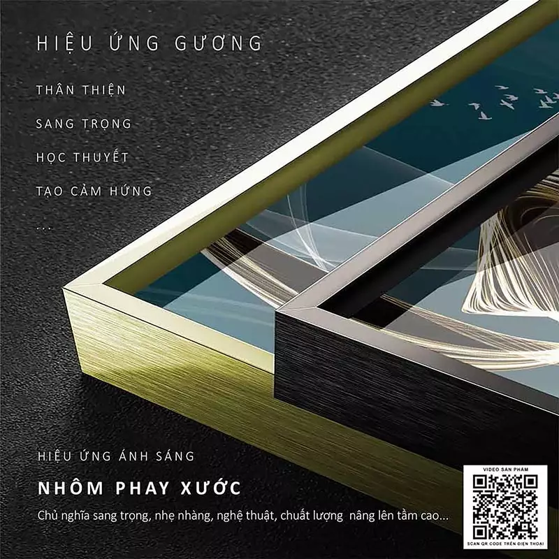 Bức tranh Bóng Gương Bạc Âu 3