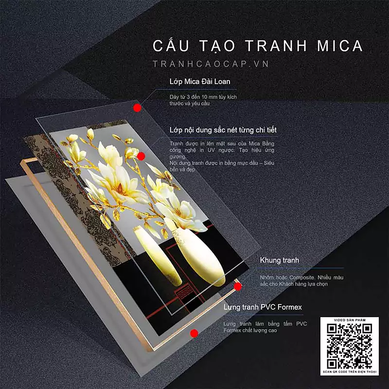 Tranh Mica AZ3-0328 Độc Đáo