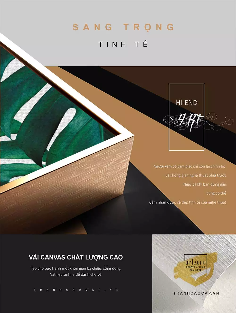 Bức tranh AZ3-0422-MICA treo phòng khách