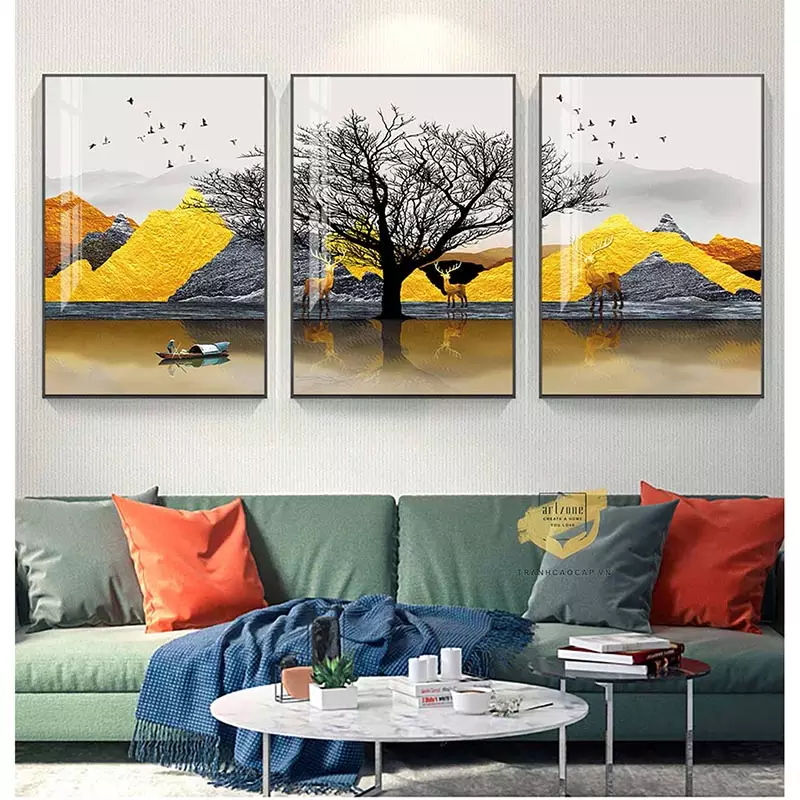 Tranh AZ3-0245 cho phòng khách hiện đại