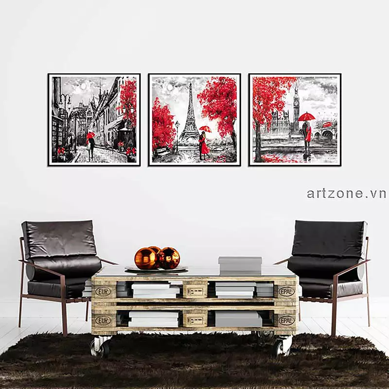 Phong Cách Nội Thất Với Tranh Mica