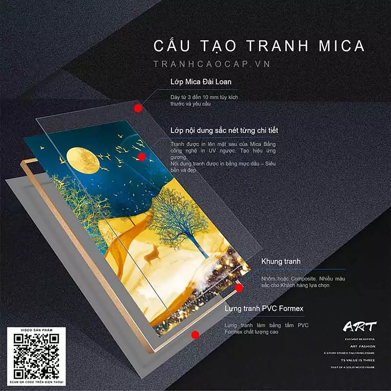 Bức tranh Mica AZ3-0159 5
