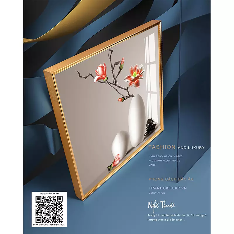 Tranh Mica AZ3-0358 trong trang trí nội thất
