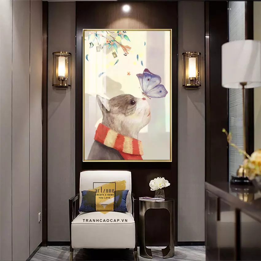 Đa dạng chủ đề tranh Mica cho phòng ngủ