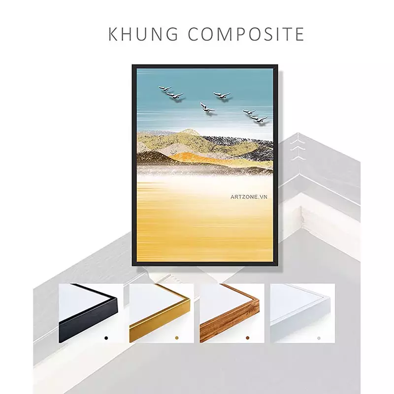 Màu sắc nổi bật của bức tranh AZ3-0081