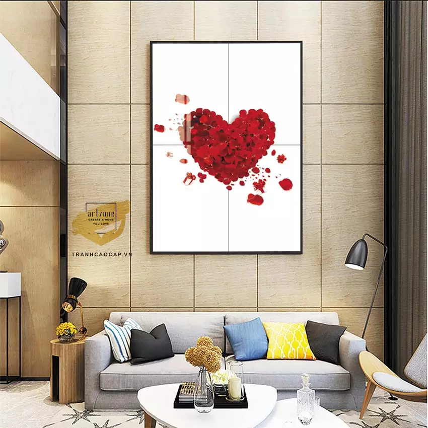 Vị trí treo tranh lý tưởng trong phòng ngủ