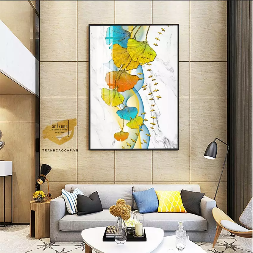 Tranh Mica treo tường phòng ngủ