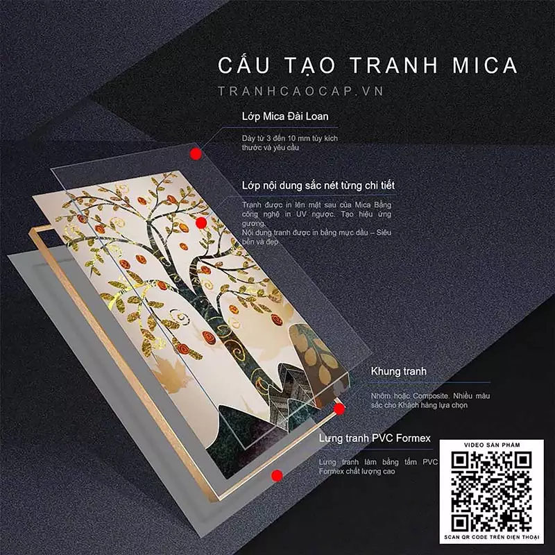 Bức Tranh Mica AZ3-0287
