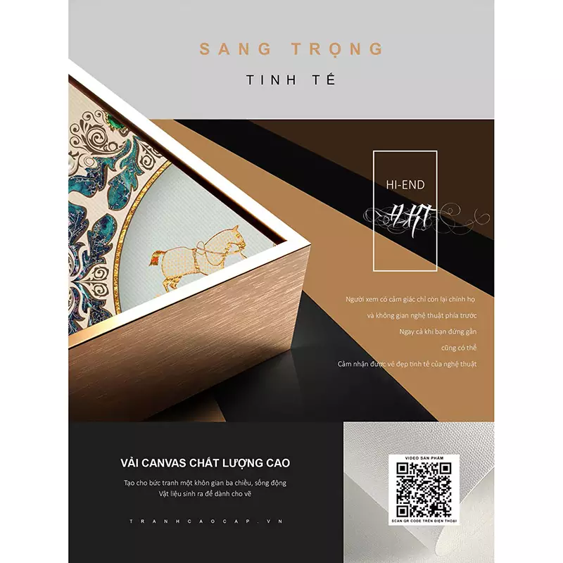 Tranh bông gương cổ điển 2