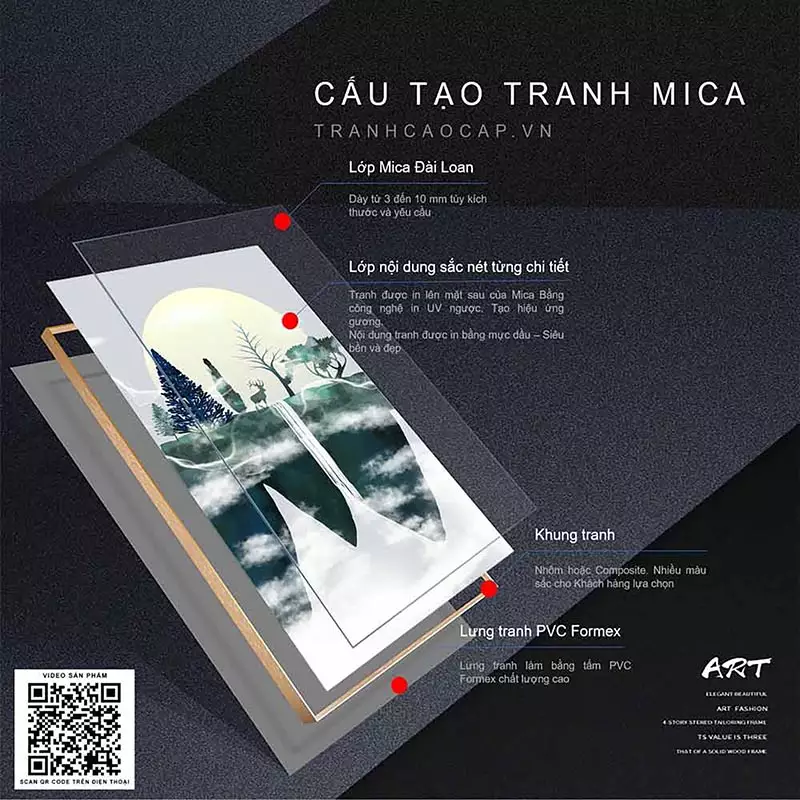 Bức tranh Mica AZ3-0170-MICA 5