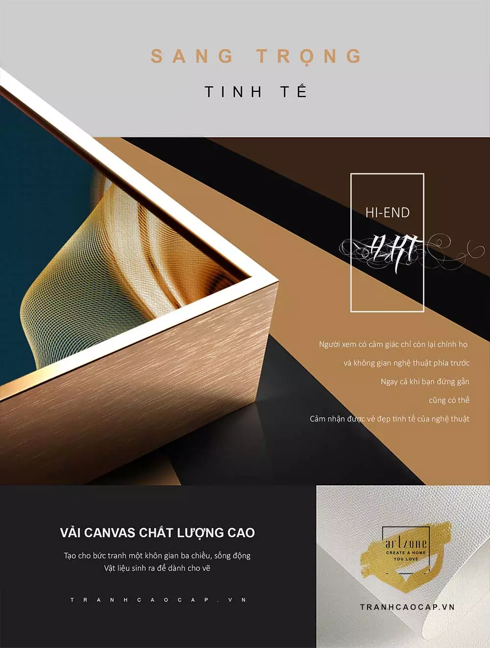 Tranh Mica Treo Phòng Khách