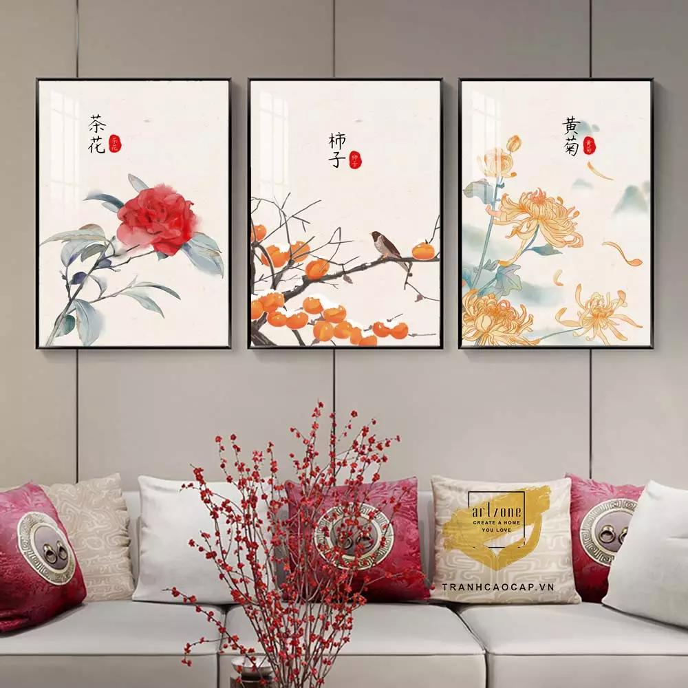 Tranh Bóng Gương Đơn Giản 03