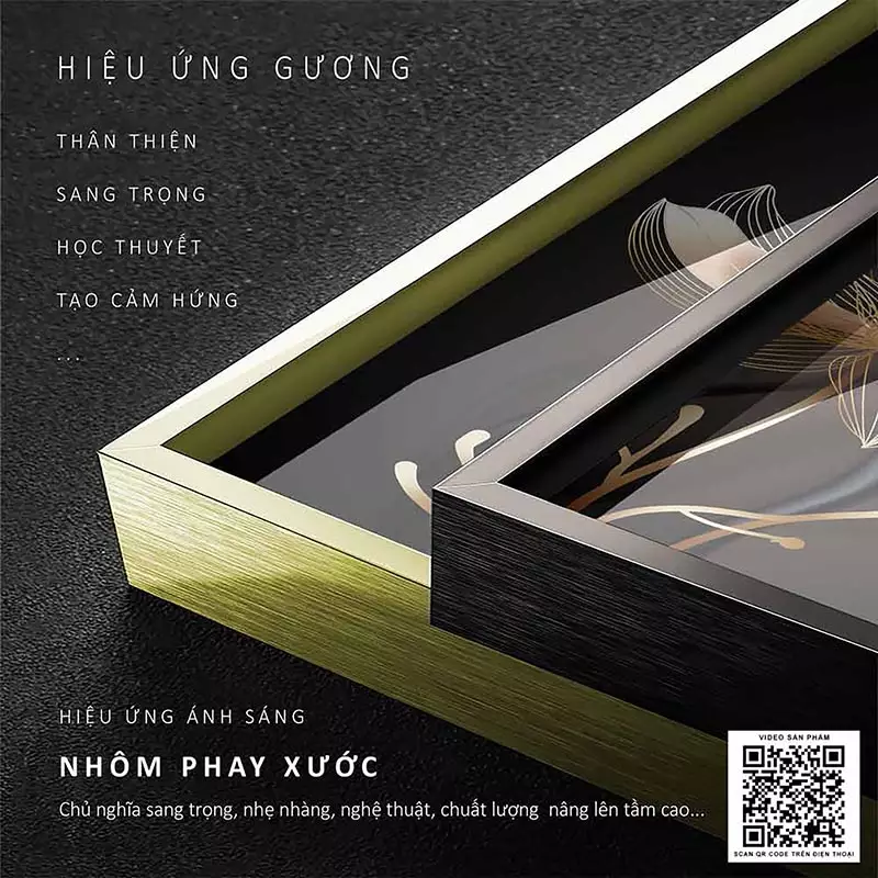 Tranh treo phòng khách AZ3-0240 với phong cách hiện đại