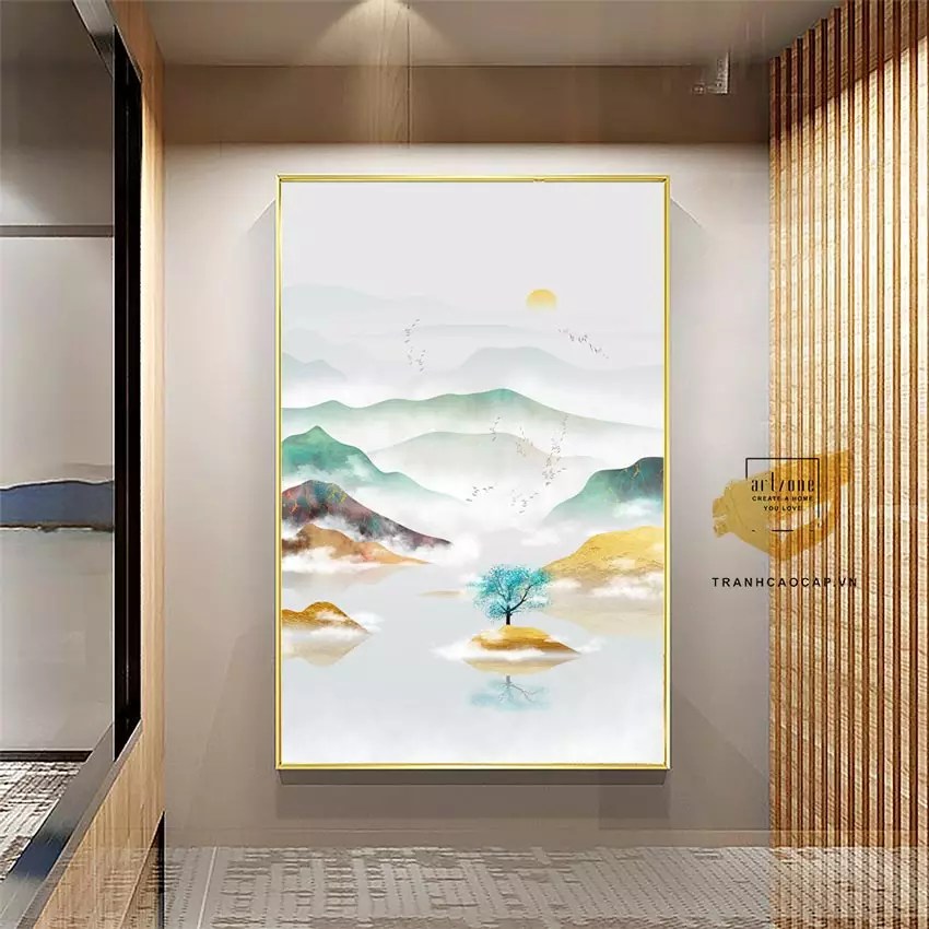 Chọn kích thước tranh phù hợp với không gian phòng ngủ Chọn kích thước tranh phù hợp với không gian phòng ngủ