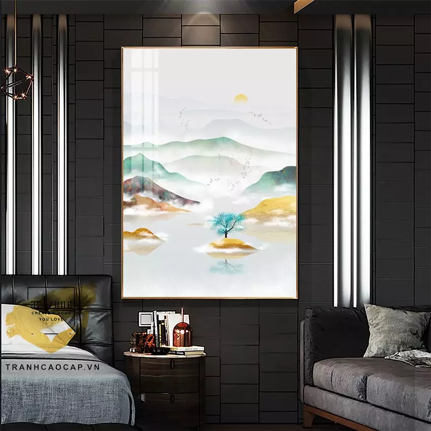 Kích thước tranh phù hợp cho phòng ngủ nhỏ Kích thước tranh phù hợp cho phòng ngủ nhỏ
