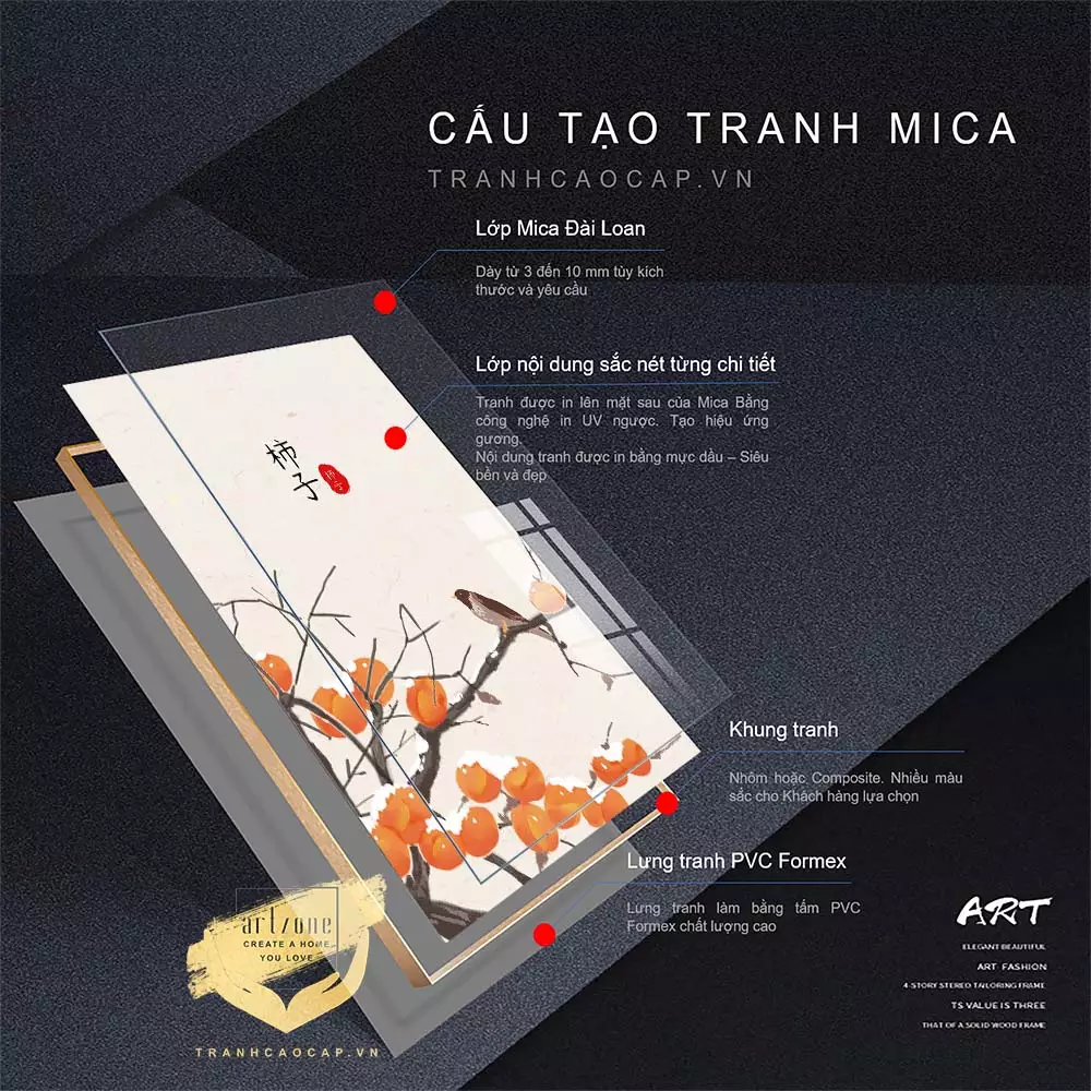 Tranh Bóng Gương Đơn Giản 07