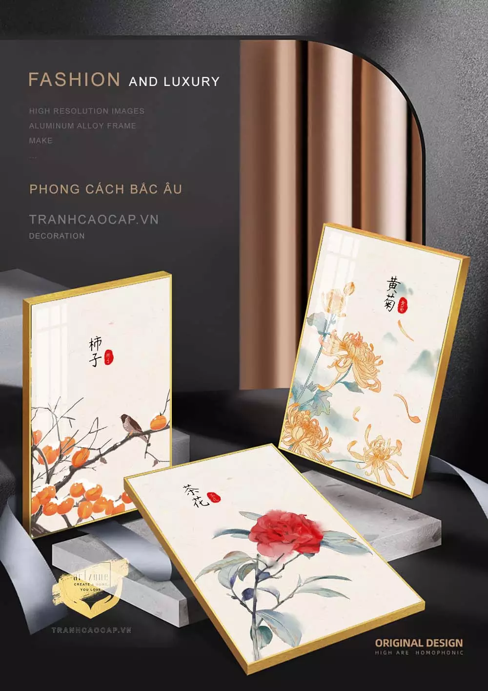 Tranh Bóng Gương Đơn Giản 08