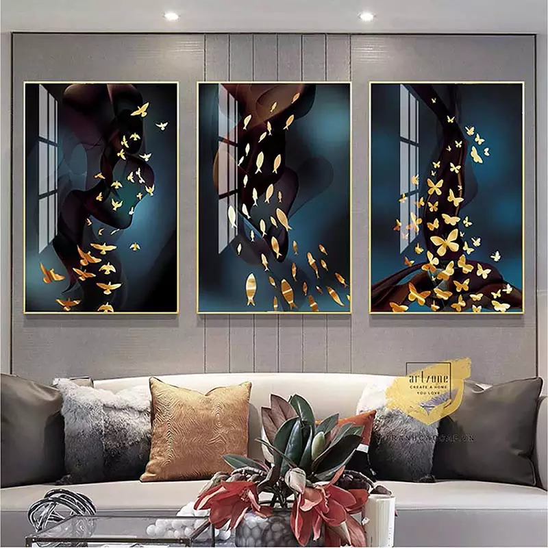 Bức tranh AZ3-0204 Phòng khách 1