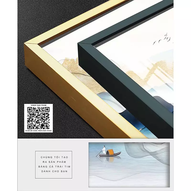 Bức tranh AZ3-0321 trong không gian sống hiện đại