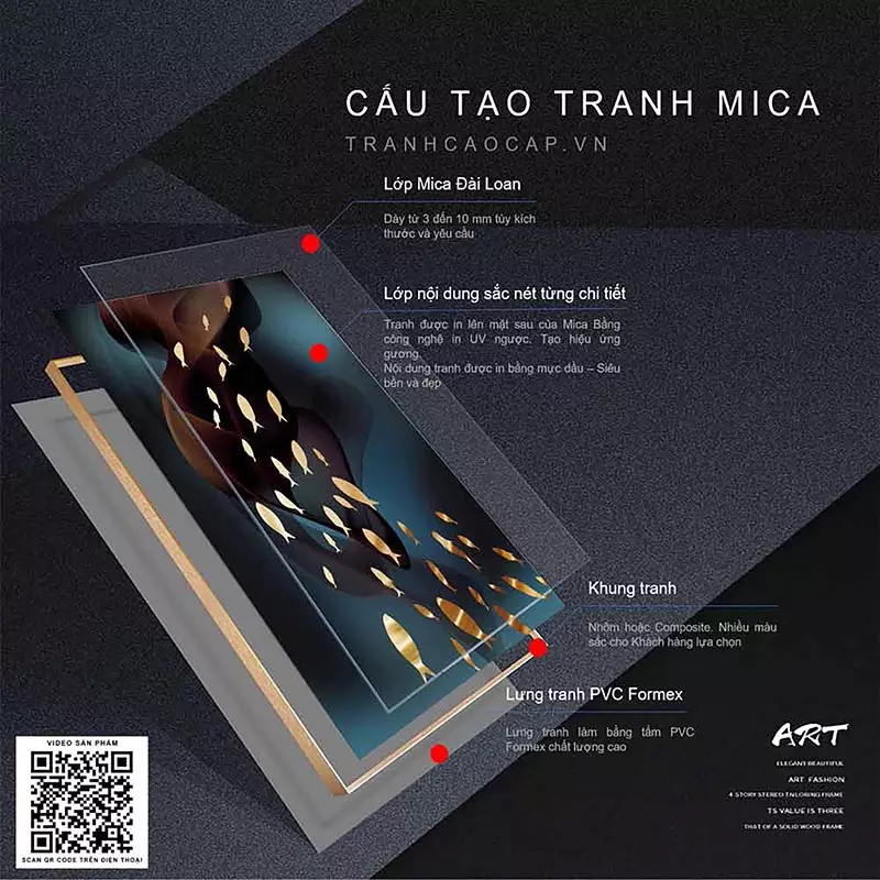 Bức tranh AZ3-0204 Phòng khách 4