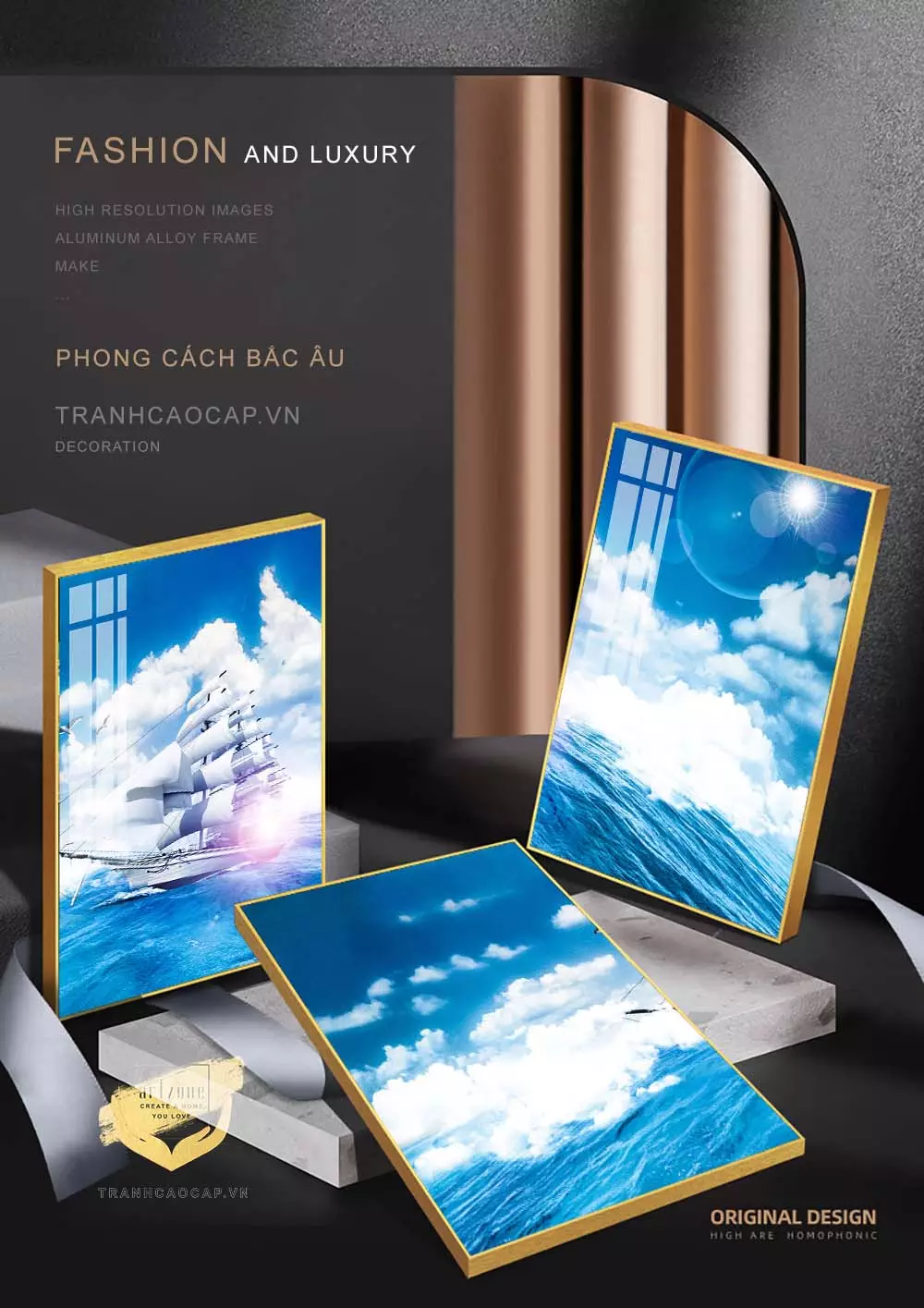 Tranh Mica treo tường