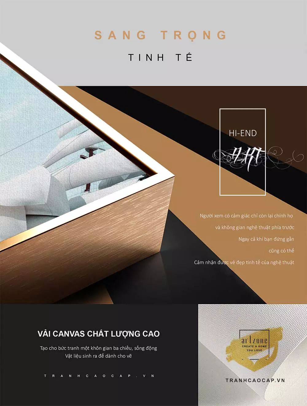 Bức tranh Mica AZ3-0463 với khung nhôm