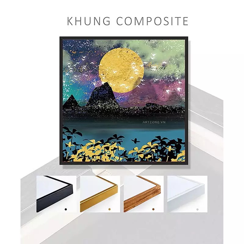 Màu sắc sống động trong tranh AZ3-0129