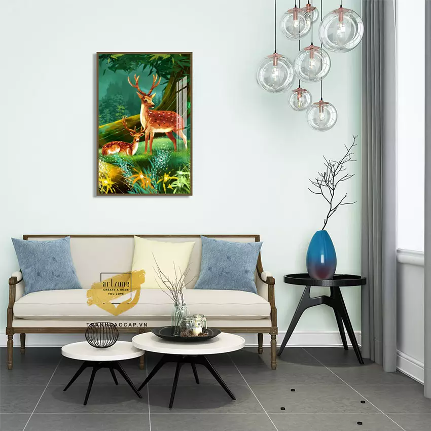 Phong cách Bohemian và tranh Bóng Gương Nhẹ Nhàng