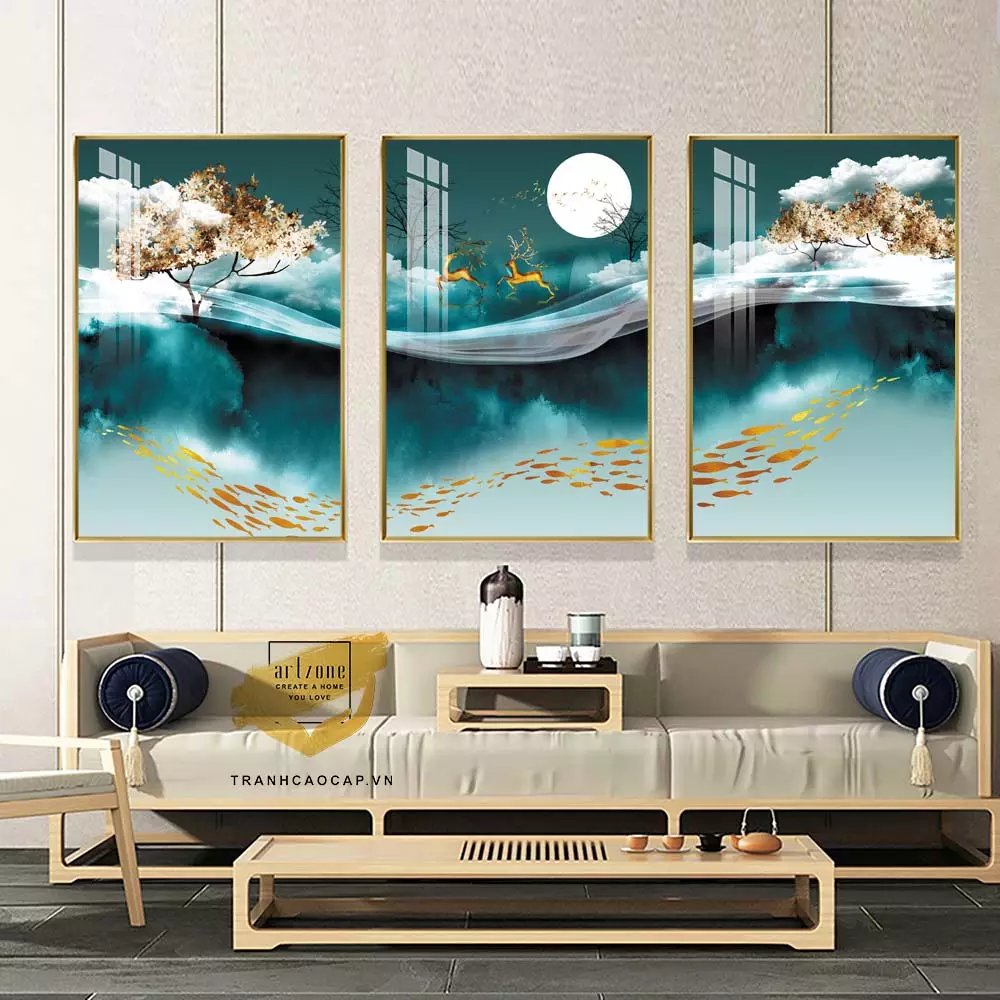 Tranh Bóng Gương Nhẹ Nhàng 3