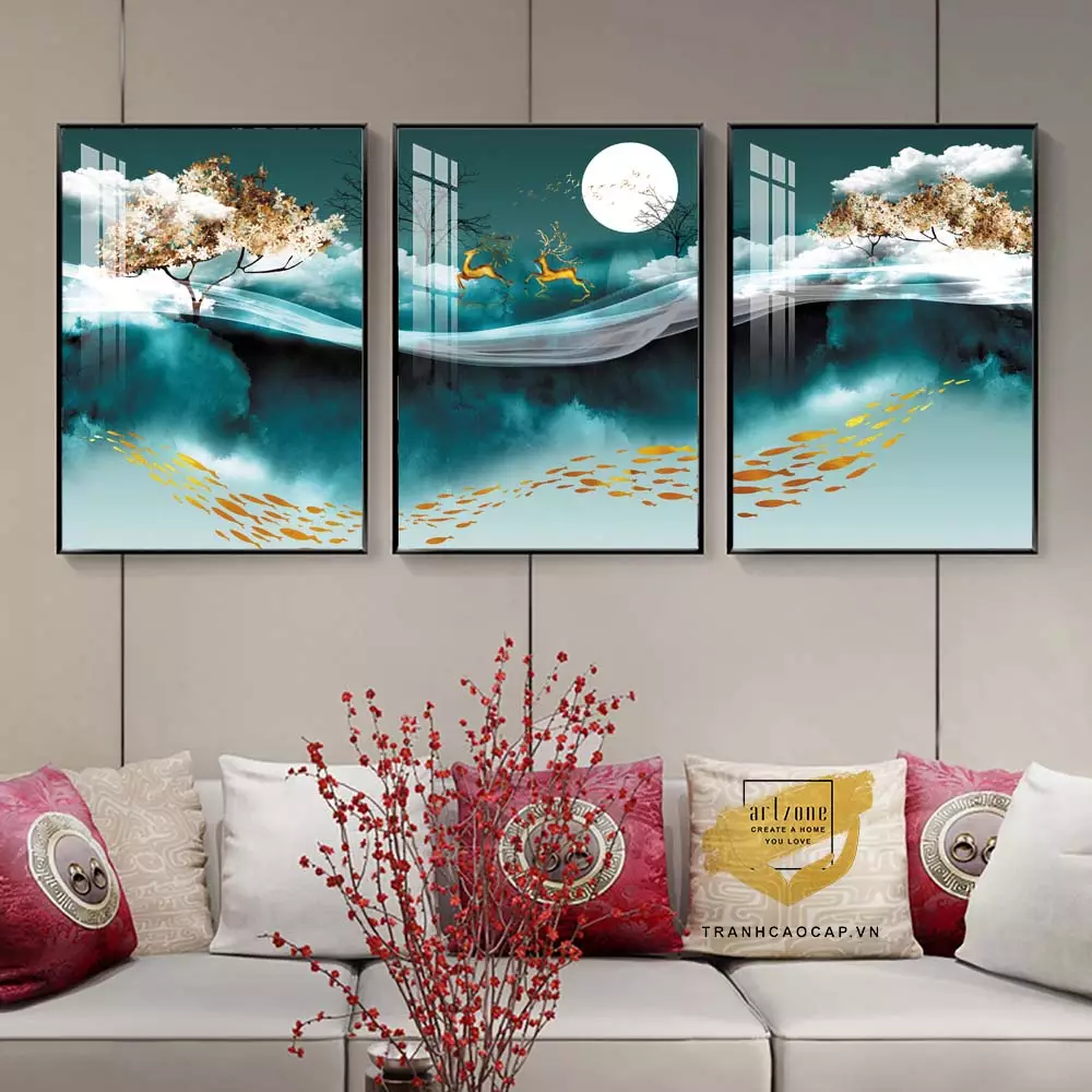 Tranh Bóng Gương Nhẹ Nhàng 4