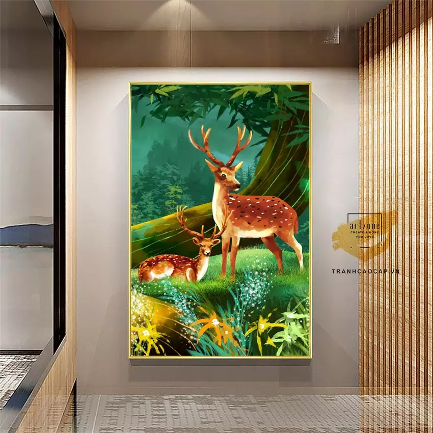 Kích thước tranh Bóng Gương Nhẹ Nhàng