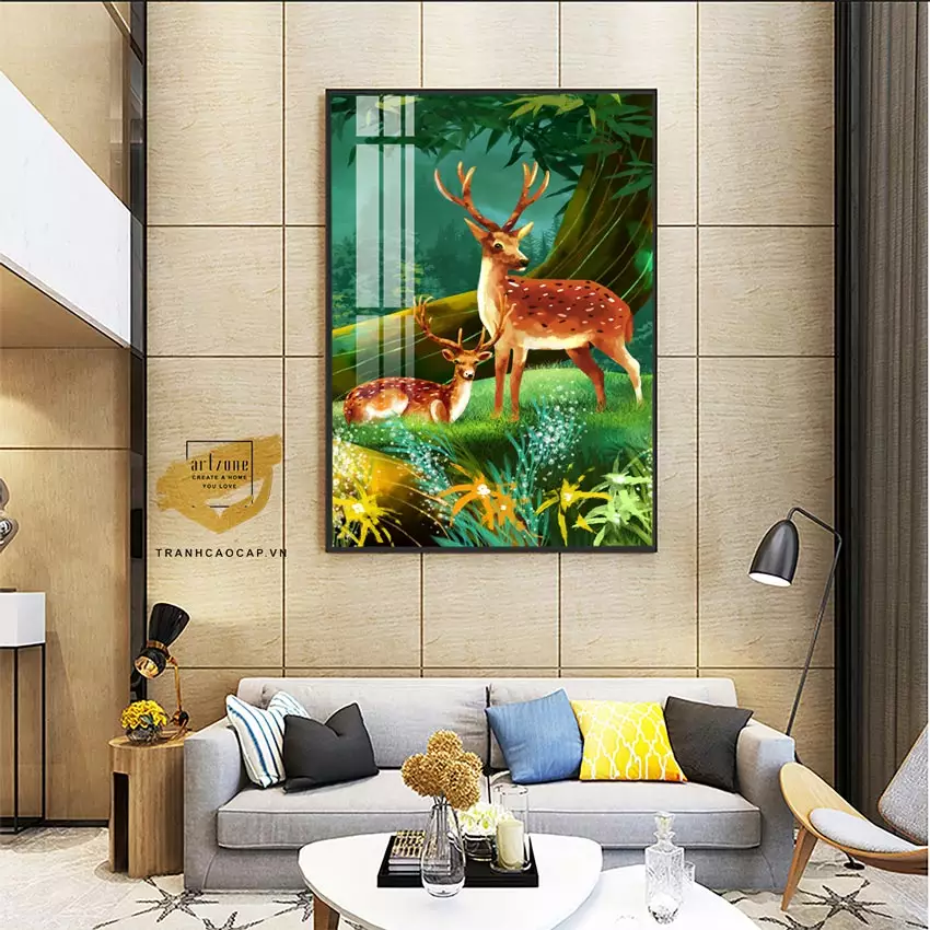 Màu sắc tranh Bóng Gương Nhẹ Nhàng