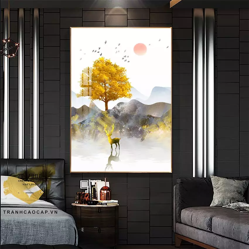 Lựa chọn kích thước tranh phù hợp với không gian