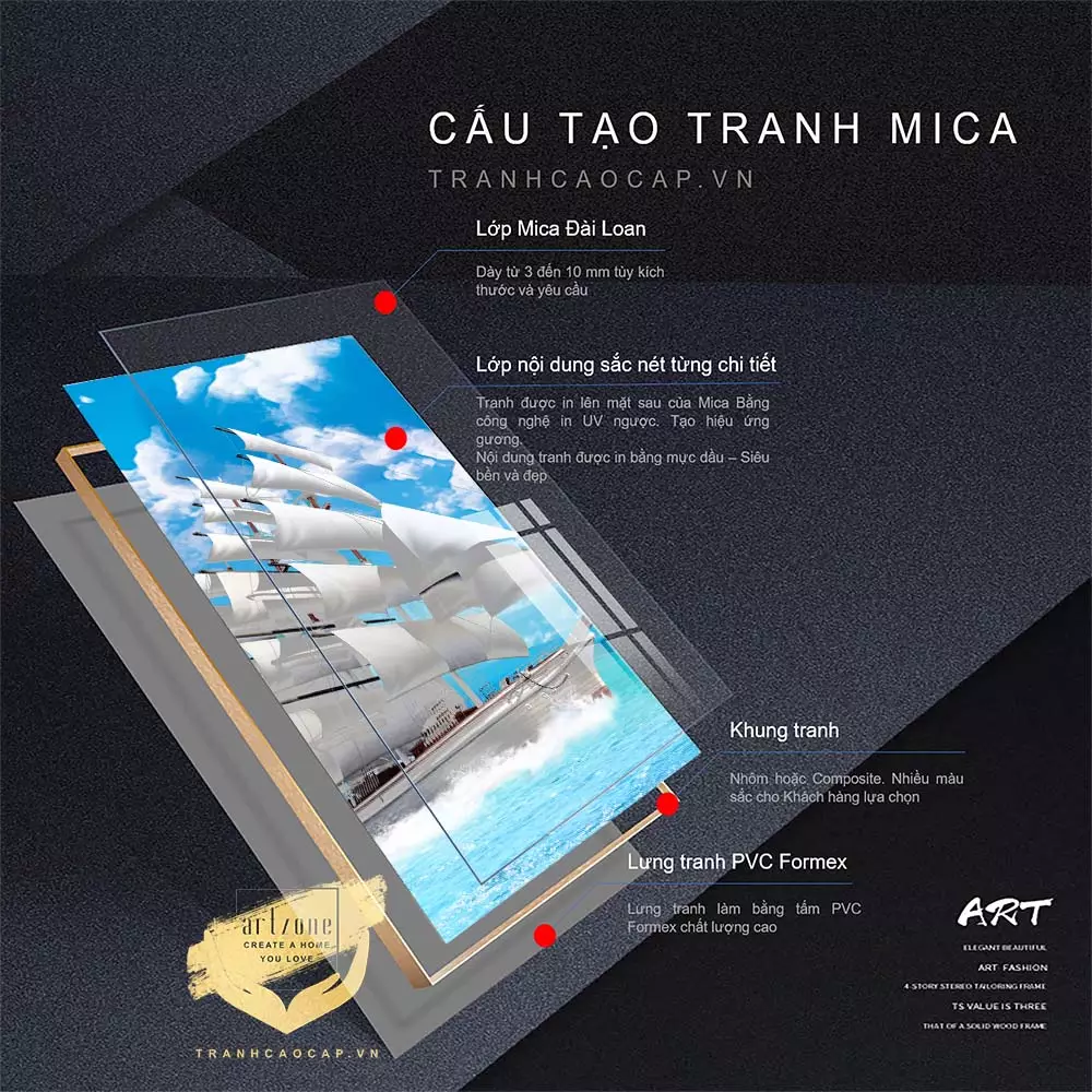 Tranh Bóng Gương Nhẹ Nhàng - Hình 8