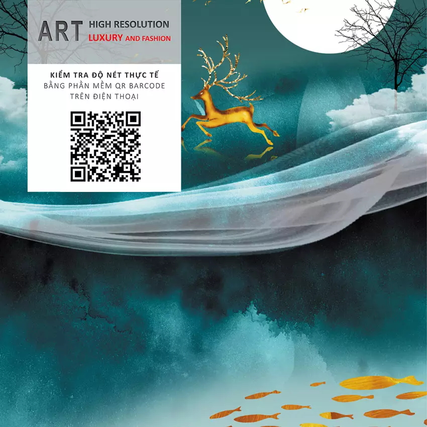 Tranh Bóng Gương Nhẹ Nhàng 10