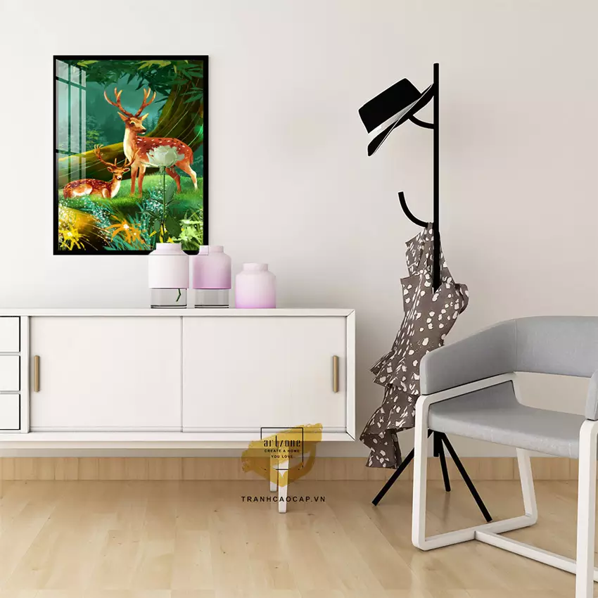 Phong cách Bắc Âu và tranh Bóng Gương Nhẹ Nhàng