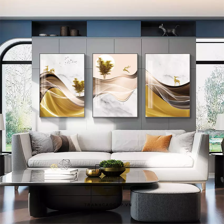 Tranh Mica AZ3-1006 - Điểm nhấn nghệ thuật cho phòng khách