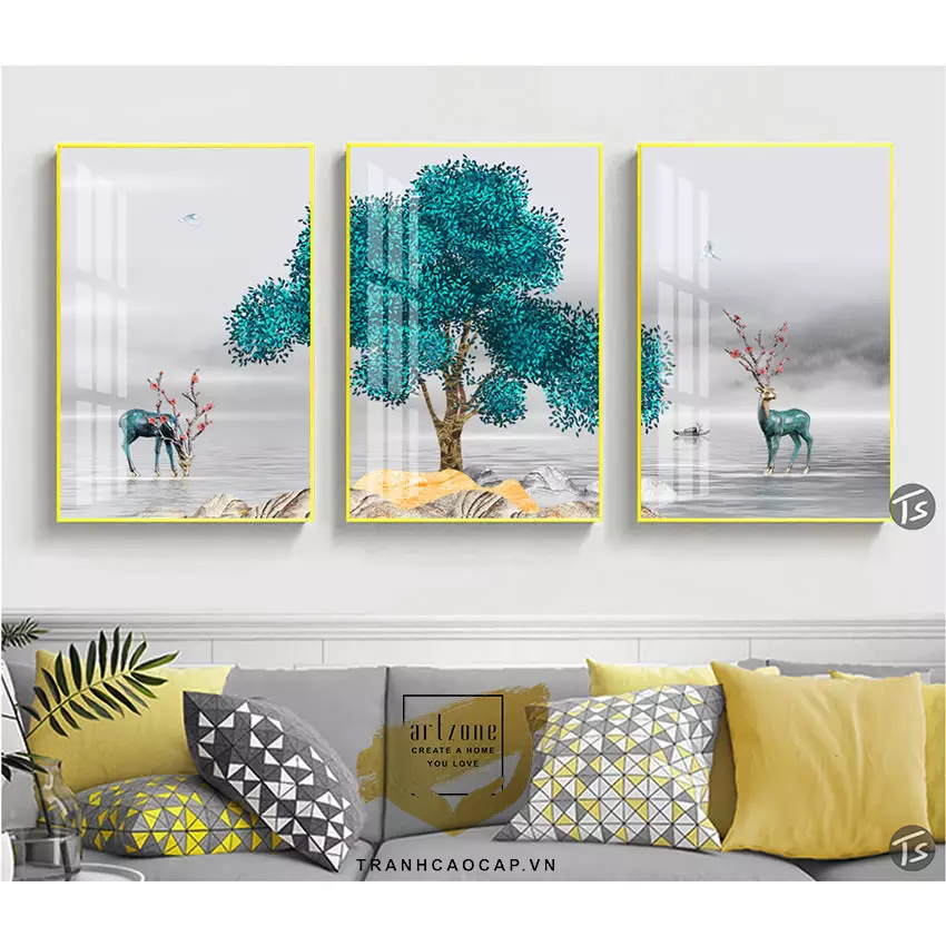 Bức tranh Mica AZ3-1027 với màu sắc tuyệt đẹp