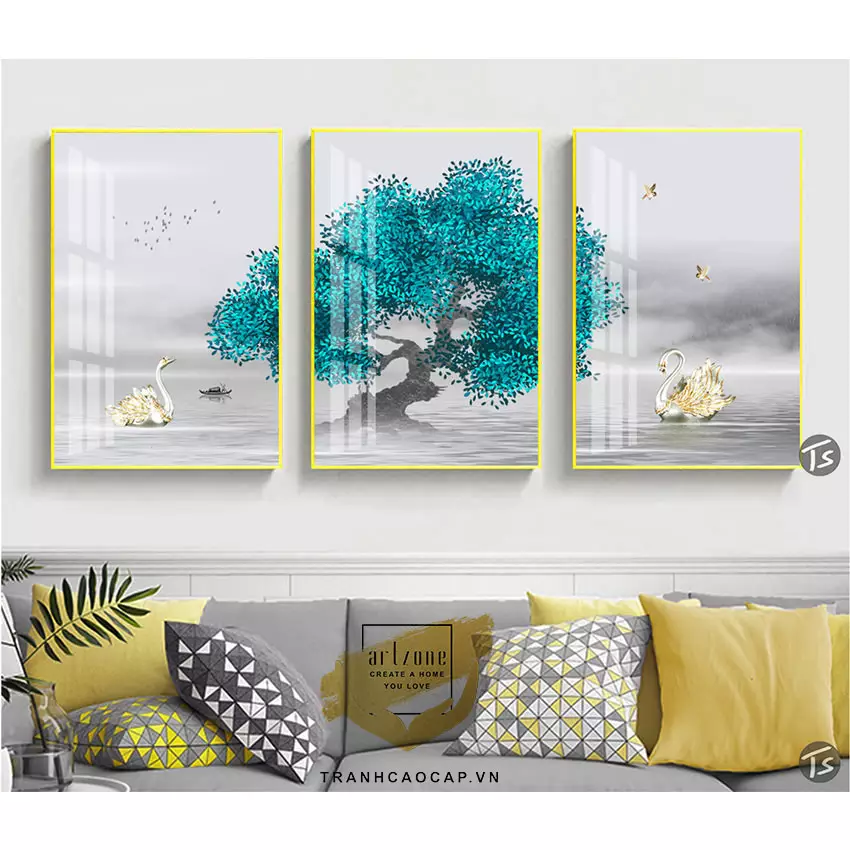 Bức tranh Mica AZ3-1028 - trang trí phòng khách