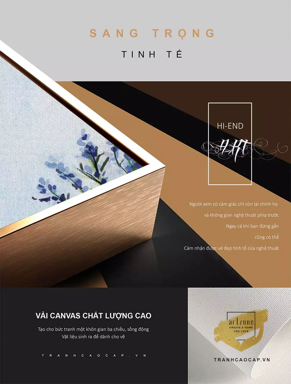 Bức tranh AZ3-0428-MICA trong không gian sống